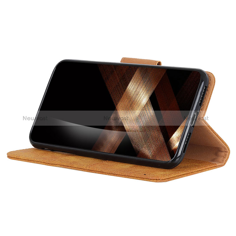 Leather Case Stands Flip Cover Holder M03L for Samsung Galaxy S24 Plus 5G