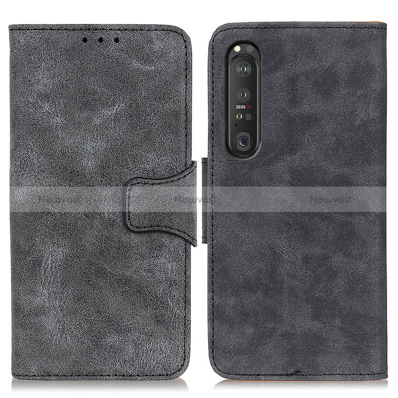 Leather Case Stands Flip Cover Holder M03L for Sony Xperia 1 III