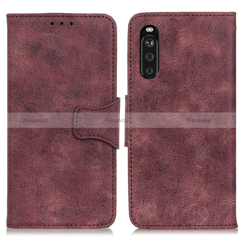 Leather Case Stands Flip Cover Holder M03L for Sony Xperia 10 III Lite