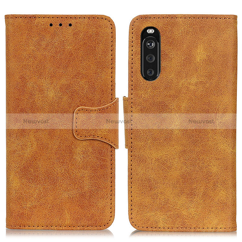 Leather Case Stands Flip Cover Holder M03L for Sony Xperia 10 III Lite