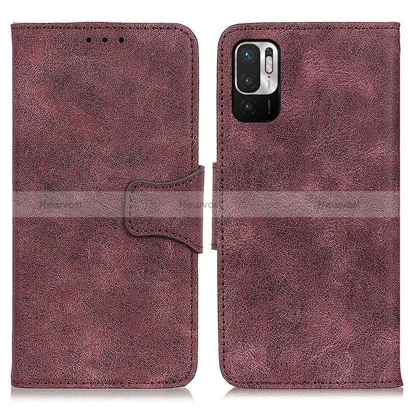 Leather Case Stands Flip Cover Holder M03L for Xiaomi Redmi Note 10 JE 5G