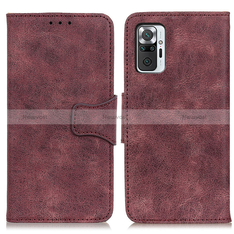 Leather Case Stands Flip Cover Holder M03L for Xiaomi Redmi Note 10 Pro 4G
