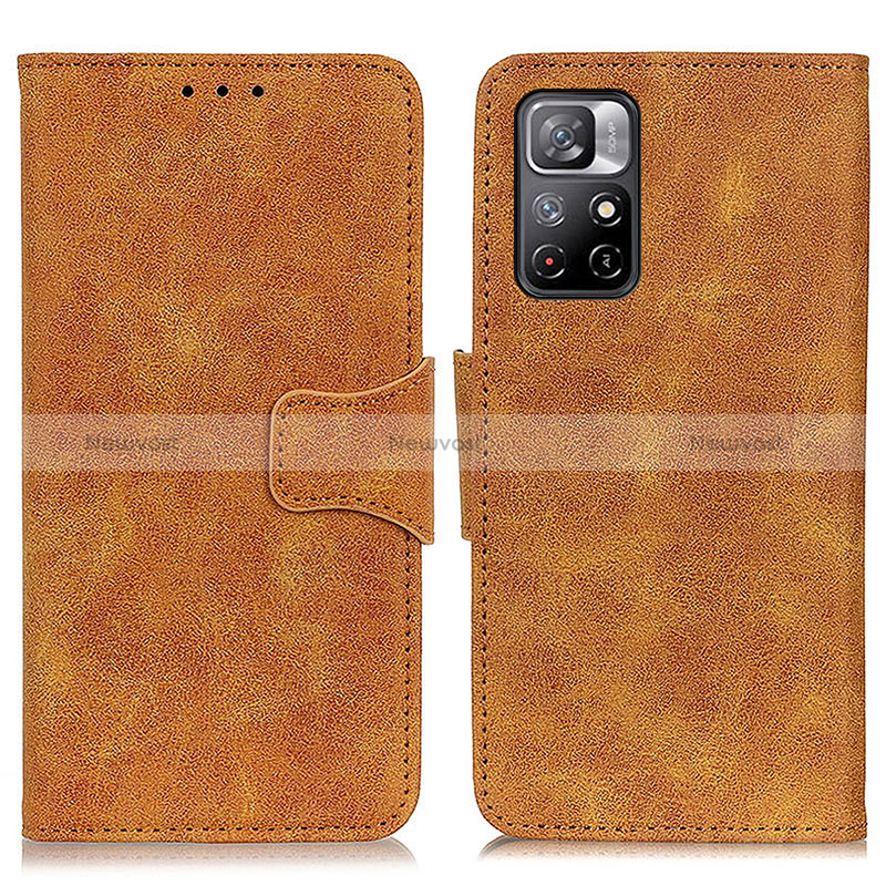 Leather Case Stands Flip Cover Holder M03L for Xiaomi Redmi Note 11 5G