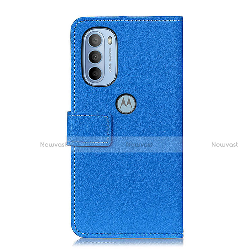 Leather Case Stands Flip Cover Holder M04L for Motorola Moto G41