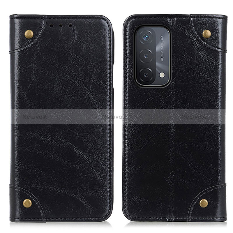 Leather Case Stands Flip Cover Holder M04L for Oppo A74 5G