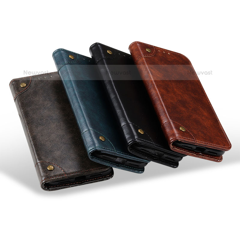 Leather Case Stands Flip Cover Holder M04L for Samsung Galaxy S23 5G