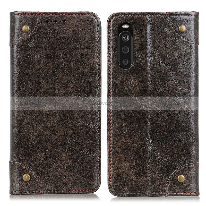 Leather Case Stands Flip Cover Holder M04L for Sony Xperia 10 III SO-52B