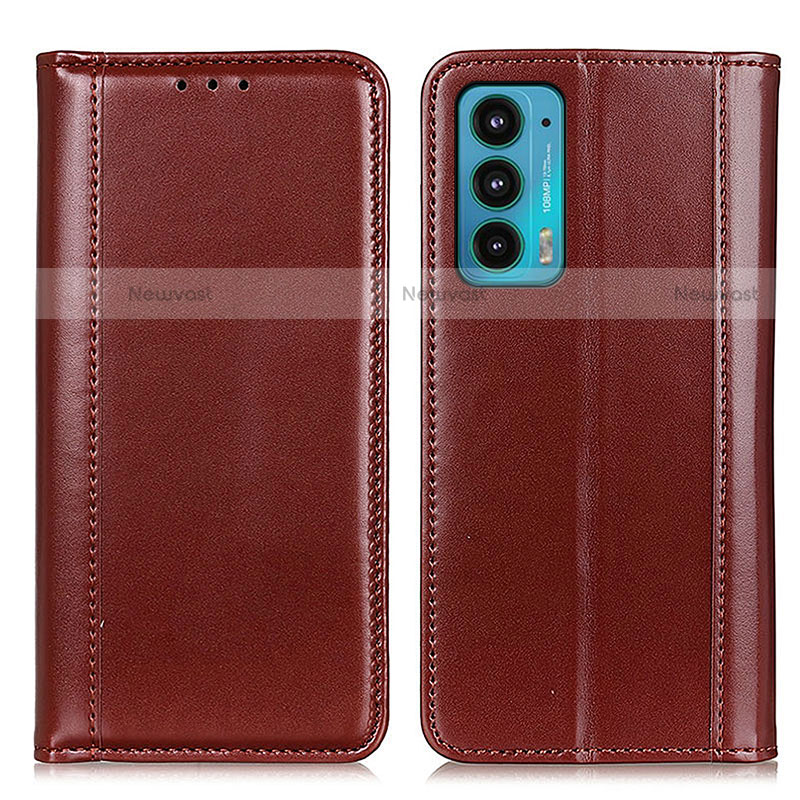 Leather Case Stands Flip Cover Holder M05L for Motorola Moto Edge 20 5G