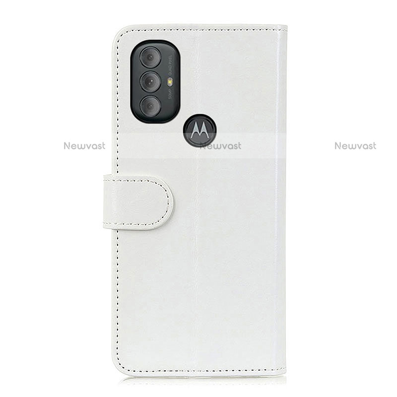 Leather Case Stands Flip Cover Holder M05L for Motorola Moto G Play (2023)