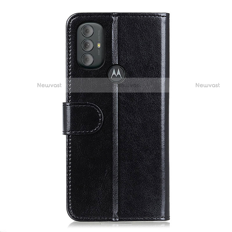 Leather Case Stands Flip Cover Holder M05L for Motorola Moto G Play (2023)