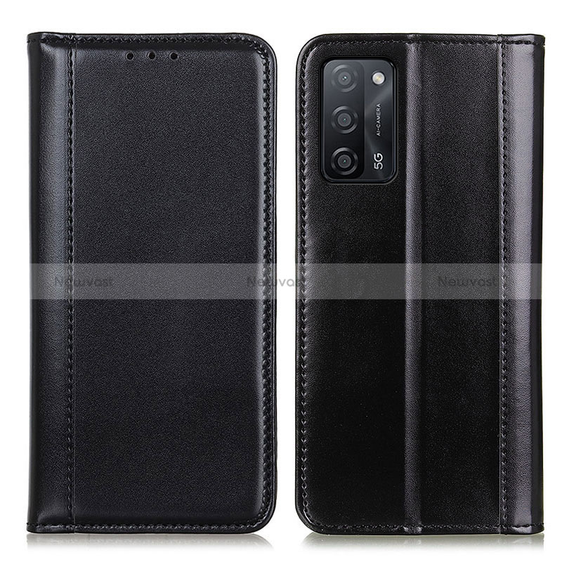 Leather Case Stands Flip Cover Holder M05L for Oppo A53s 5G