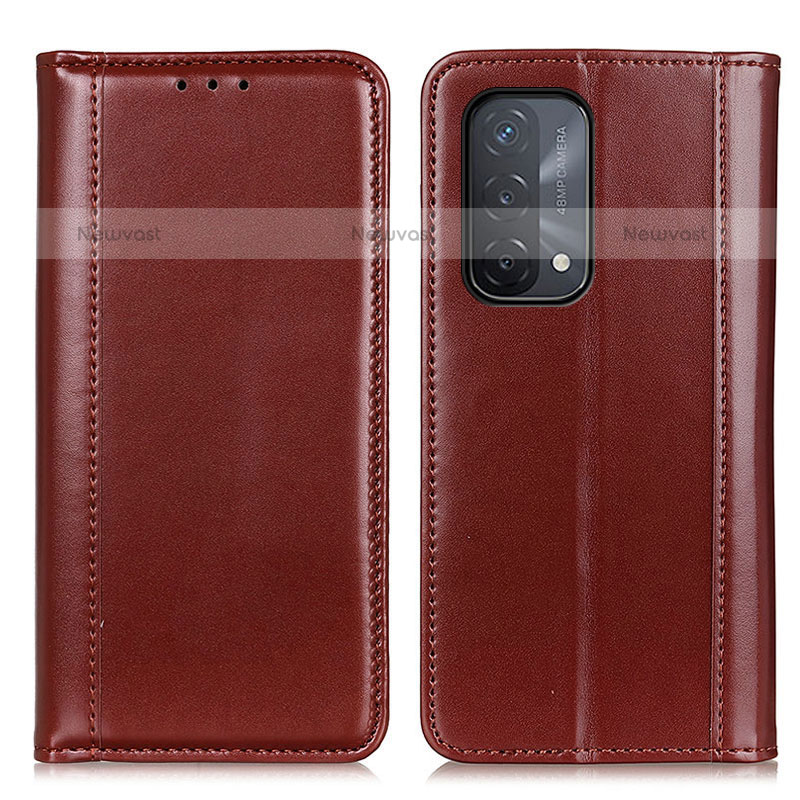 Leather Case Stands Flip Cover Holder M05L for Oppo A93 5G