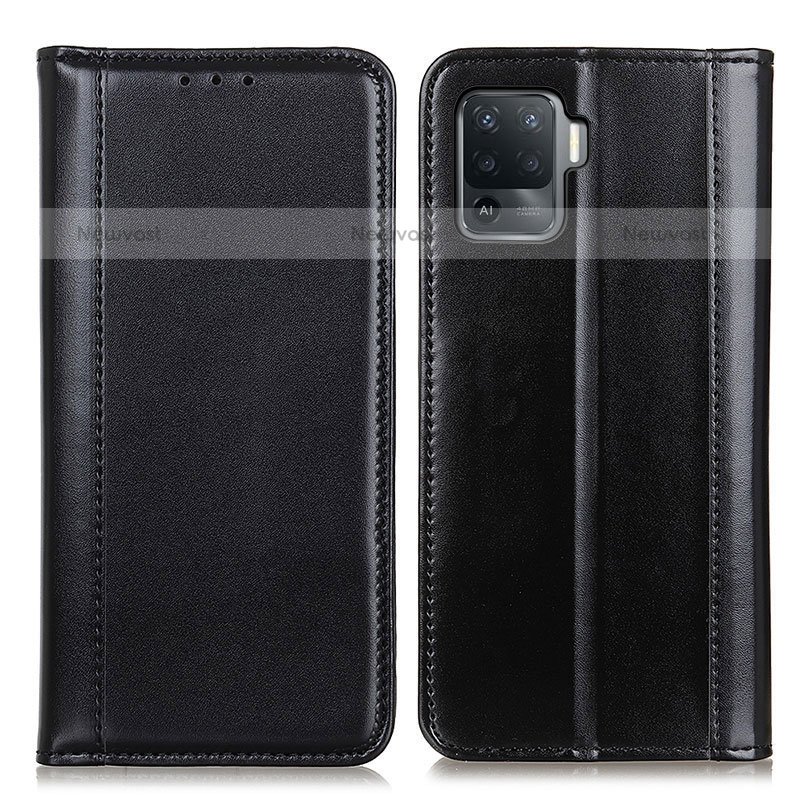 Leather Case Stands Flip Cover Holder M05L for Oppo A94 4G