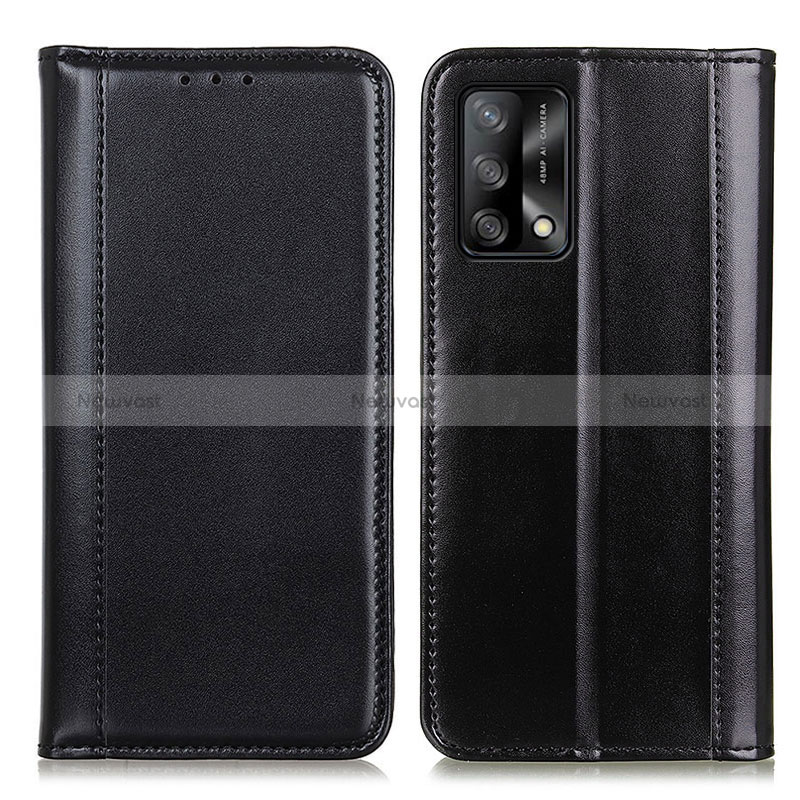 Leather Case Stands Flip Cover Holder M05L for Oppo F19s