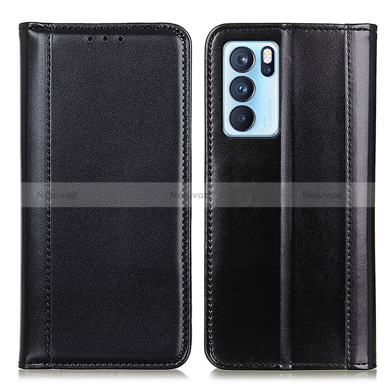 Leather Case Stands Flip Cover Holder M05L for Oppo Reno6 Pro 5G India