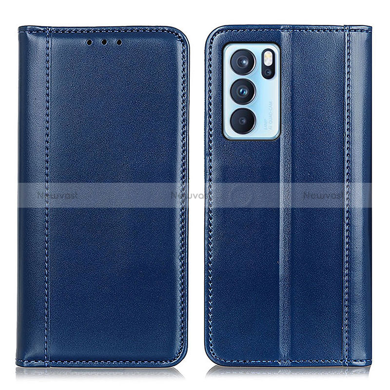 Leather Case Stands Flip Cover Holder M05L for Oppo Reno6 Pro 5G India