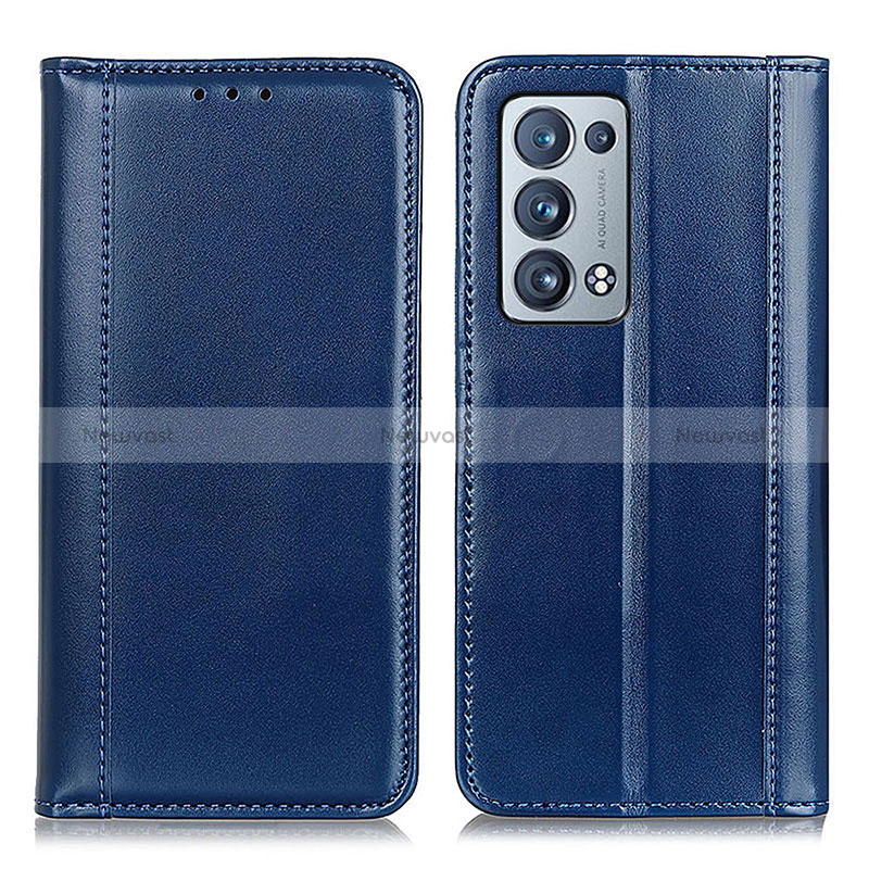 Leather Case Stands Flip Cover Holder M05L for Oppo Reno6 Pro+ Plus 5G