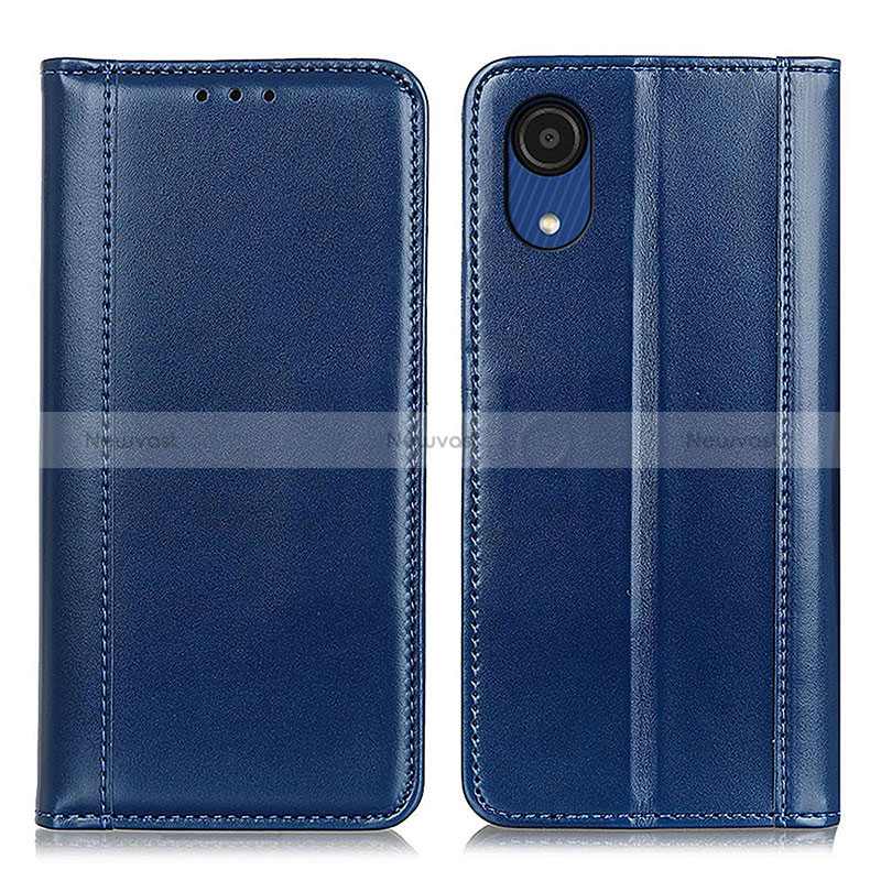 Leather Case Stands Flip Cover Holder M05L for Samsung Galaxy A03 Core