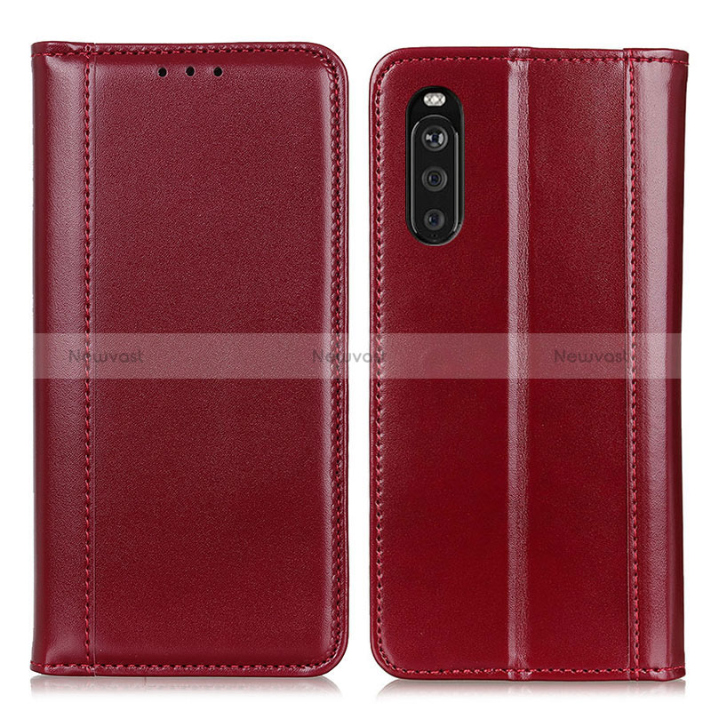 Leather Case Stands Flip Cover Holder M05L for Sony Xperia 10 III SO-52B