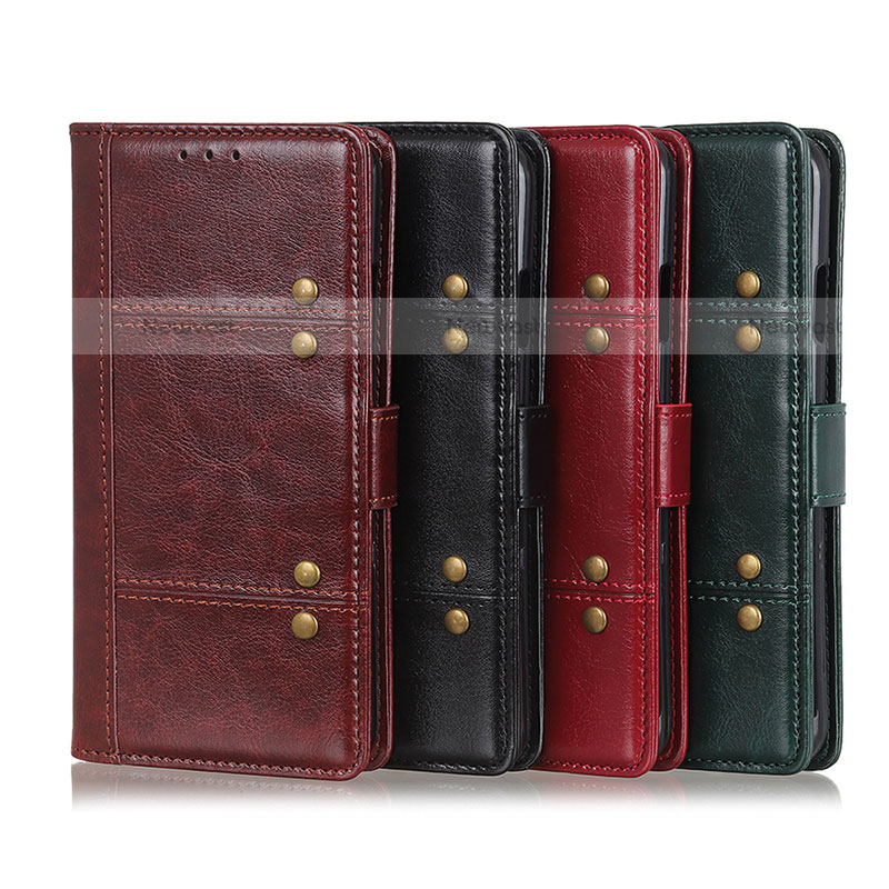 Leather Case Stands Flip Cover Holder M06L for Motorola Moto E40