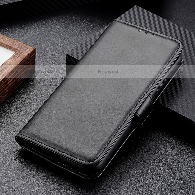 Leather Case Stands Flip Cover Holder M06L for Motorola Moto Edge X30 5G Black