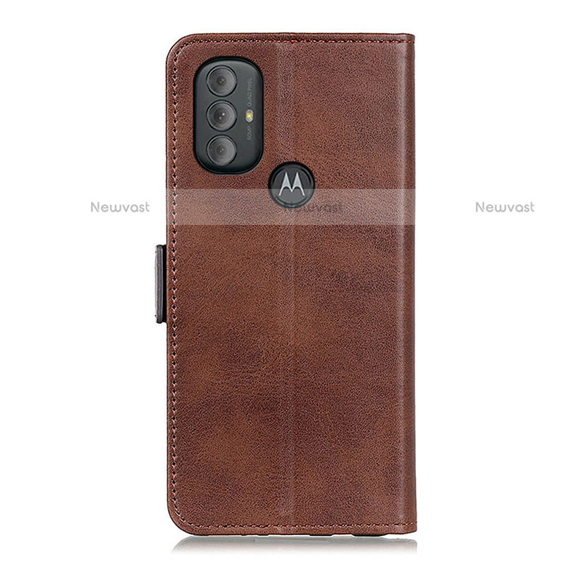 Leather Case Stands Flip Cover Holder M06L for Motorola Moto G Play (2023)