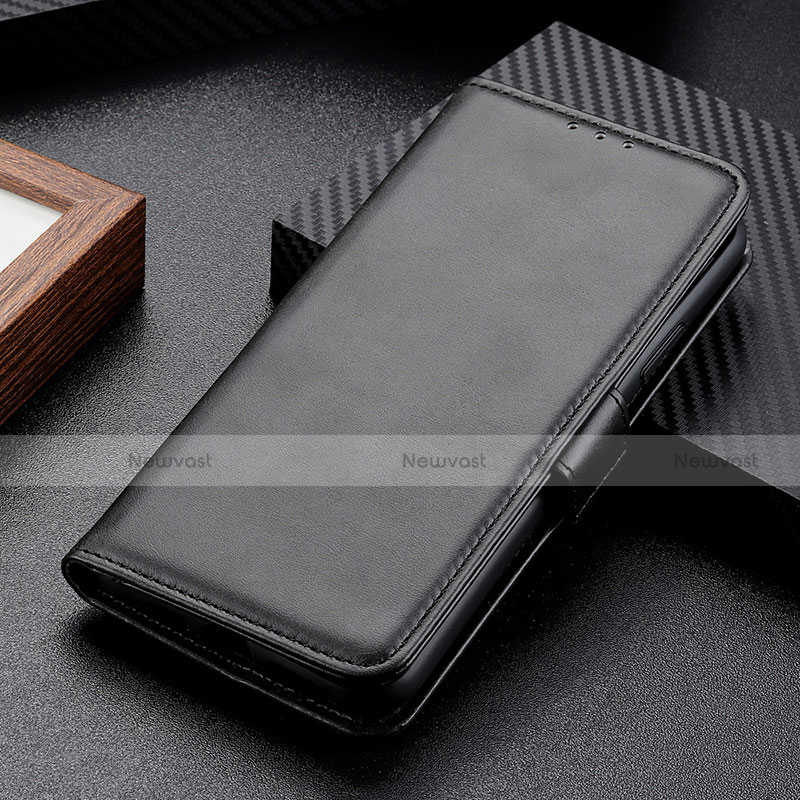 Leather Case Stands Flip Cover Holder M06L for Motorola Moto G Stylus (2022) 5G Black