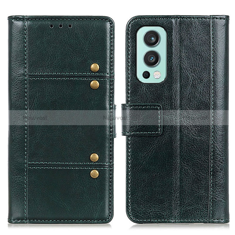 Leather Case Stands Flip Cover Holder M06L for OnePlus Nord 2 5G