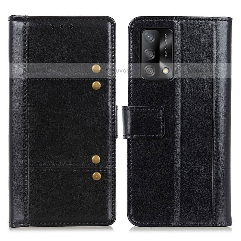 Leather Case Stands Flip Cover Holder M06L for Oppo A74 4G