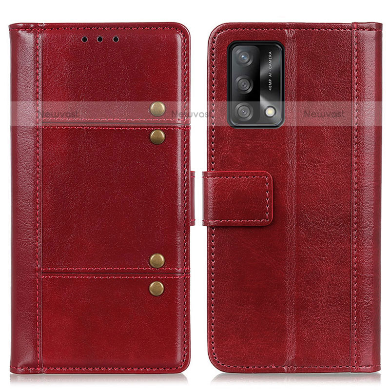 Leather Case Stands Flip Cover Holder M06L for Oppo A74 4G