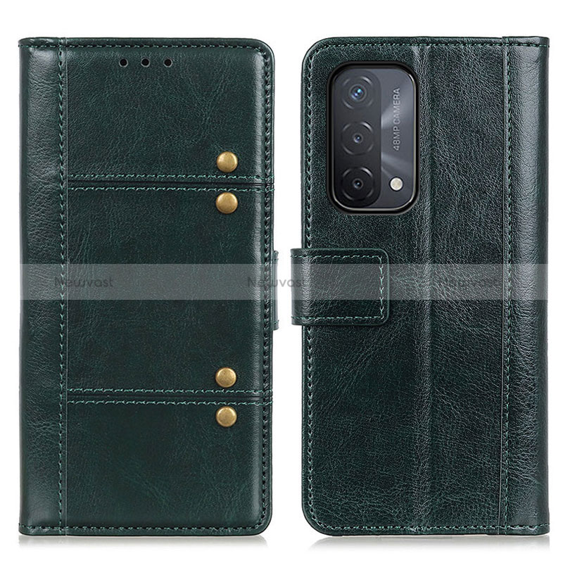 Leather Case Stands Flip Cover Holder M06L for Oppo A74 5G