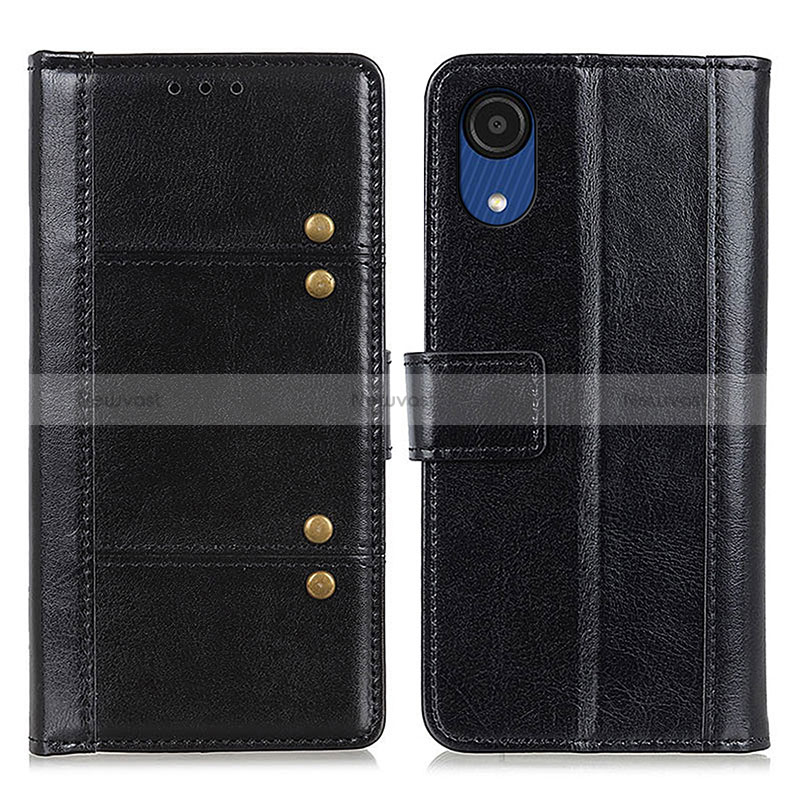 Leather Case Stands Flip Cover Holder M06L for Samsung Galaxy A03 Core