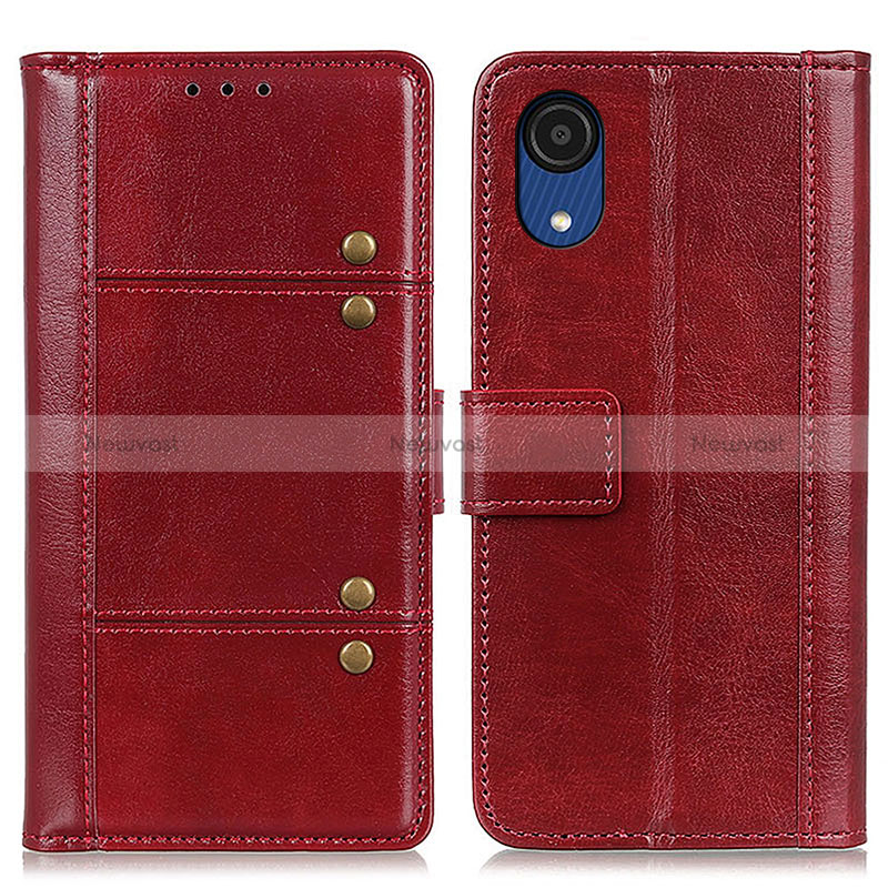 Leather Case Stands Flip Cover Holder M06L for Samsung Galaxy A03 Core