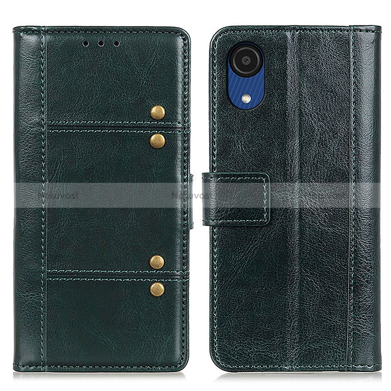 Leather Case Stands Flip Cover Holder M06L for Samsung Galaxy A03 Core