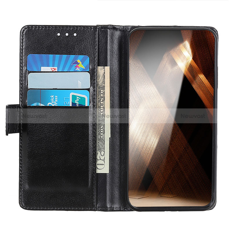 Leather Case Stands Flip Cover Holder M06L for Samsung Galaxy A03 Core