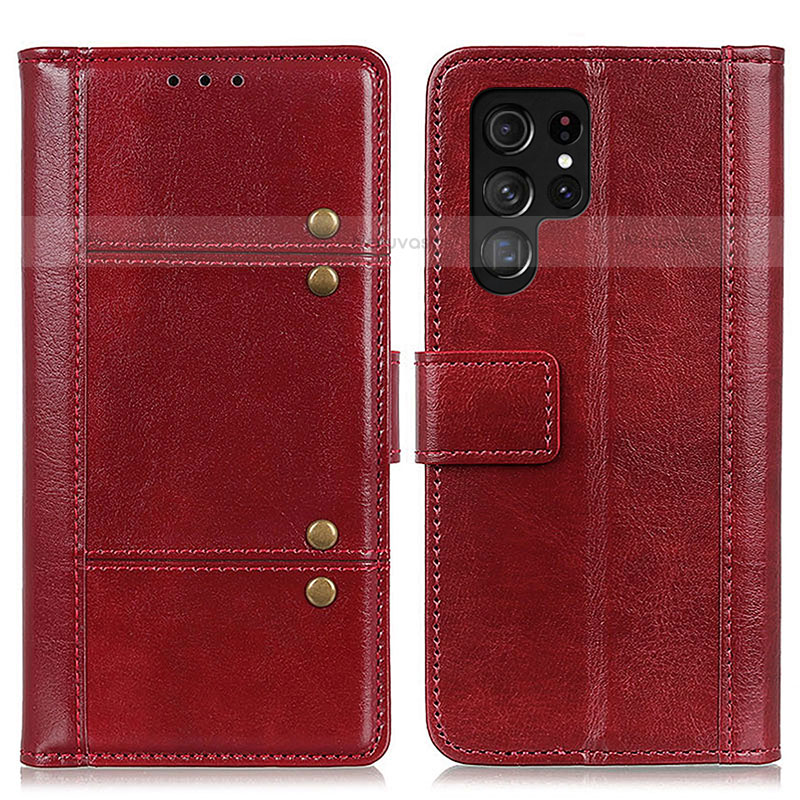 Leather Case Stands Flip Cover Holder M06L for Samsung Galaxy S23 Ultra 5G