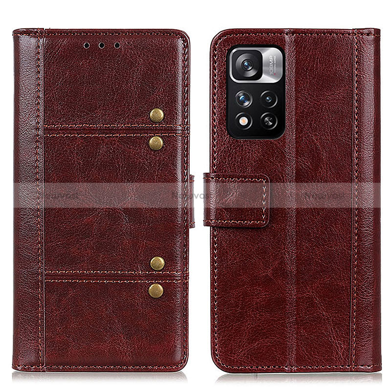 Leather Case Stands Flip Cover Holder M06L for Xiaomi Mi 11i 5G (2022)