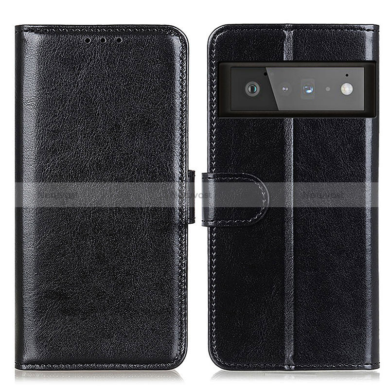 Leather Case Stands Flip Cover Holder M07L for Google Pixel 6 Pro 5G