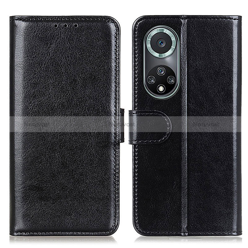 Leather Case Stands Flip Cover Holder M07L for Huawei Honor 50 Pro 5G Black