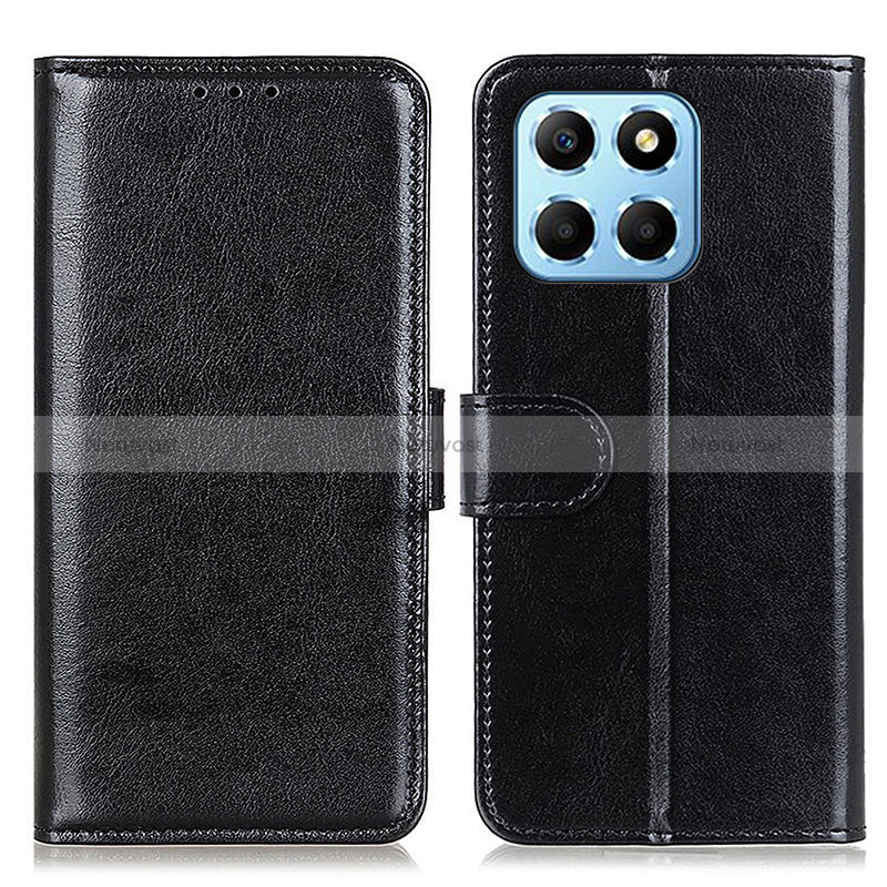 Leather Case Stands Flip Cover Holder M07L for Huawei Honor 70 Lite 5G Black