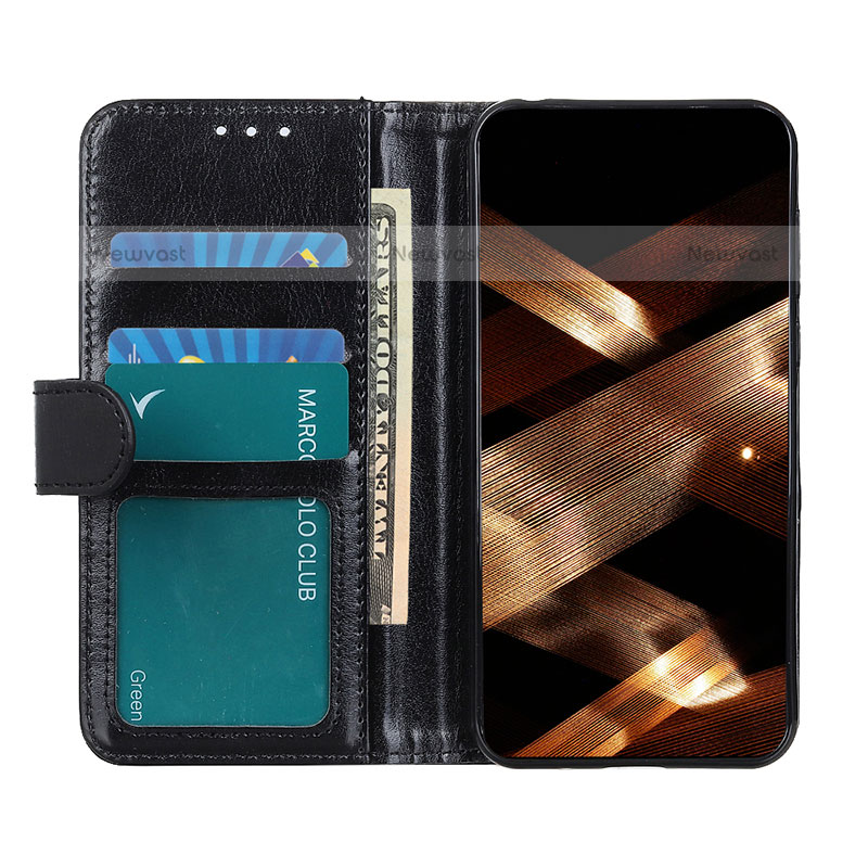 Leather Case Stands Flip Cover Holder M07L for Huawei Honor 90 Lite 5G