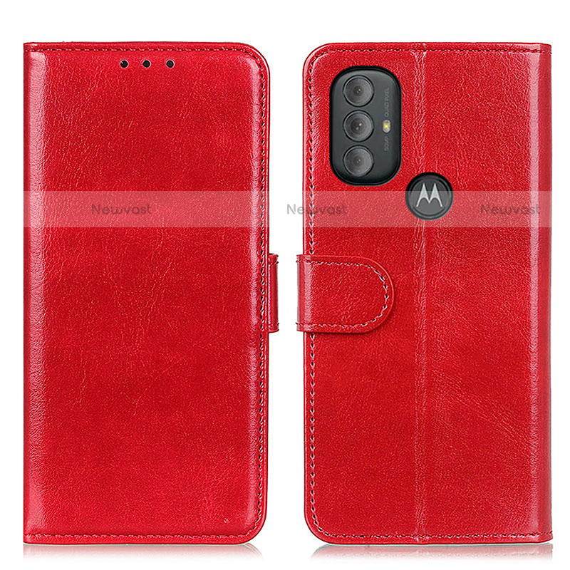 Leather Case Stands Flip Cover Holder M07L for Motorola Moto G Play (2023)