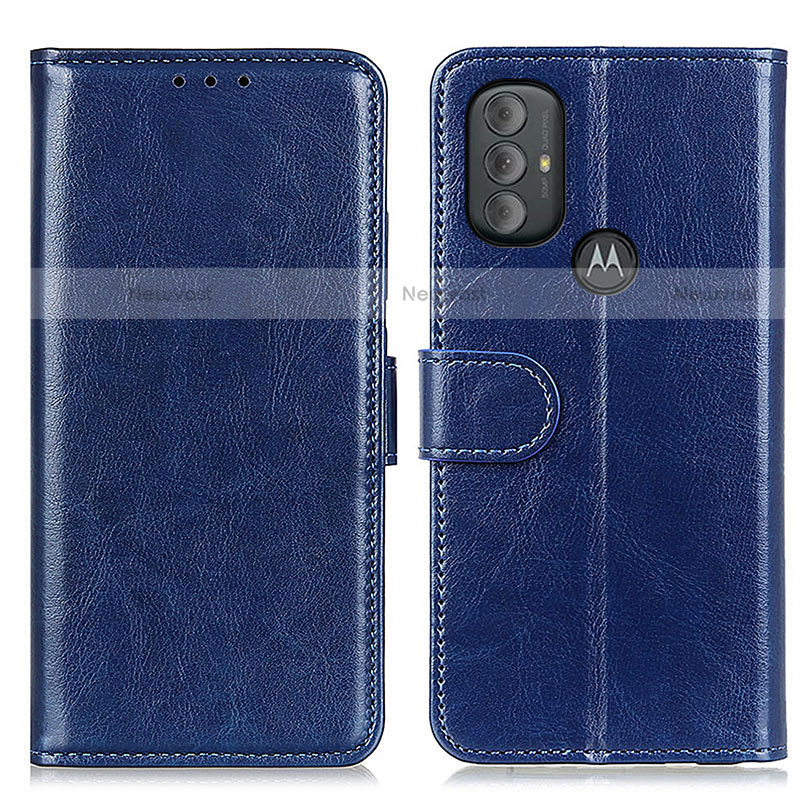 Leather Case Stands Flip Cover Holder M07L for Motorola Moto G Play (2023)