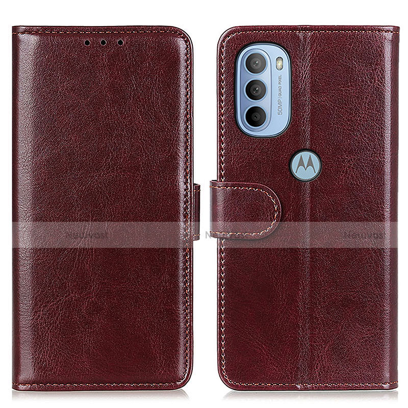 Leather Case Stands Flip Cover Holder M07L for Motorola Moto G41