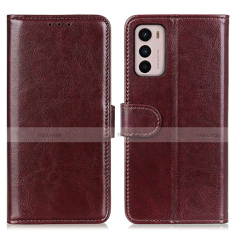 Leather Case Stands Flip Cover Holder M07L for Motorola Moto G42