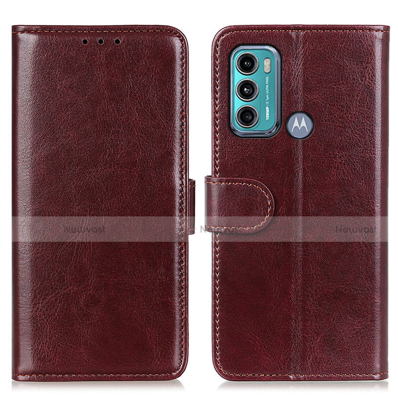 Leather Case Stands Flip Cover Holder M07L for Motorola Moto G60