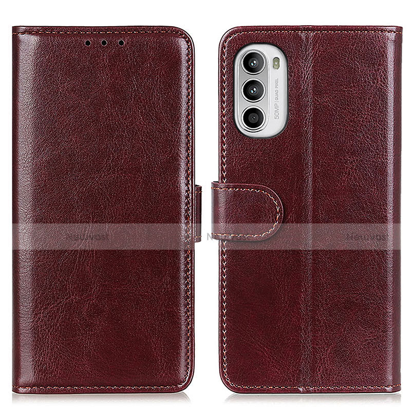 Leather Case Stands Flip Cover Holder M07L for Motorola Moto G71s 5G