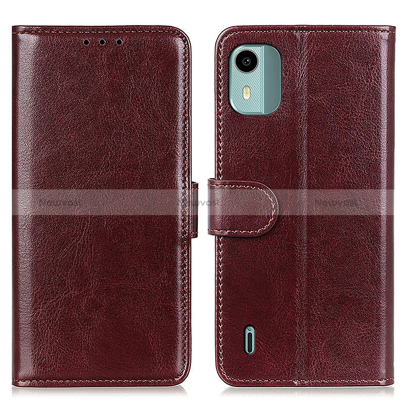 Leather Case Stands Flip Cover Holder M07L for Nokia C12