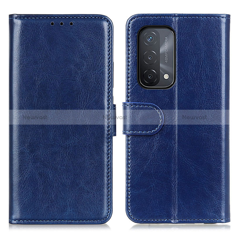 Leather Case Stands Flip Cover Holder M07L for Oppo A54 5G