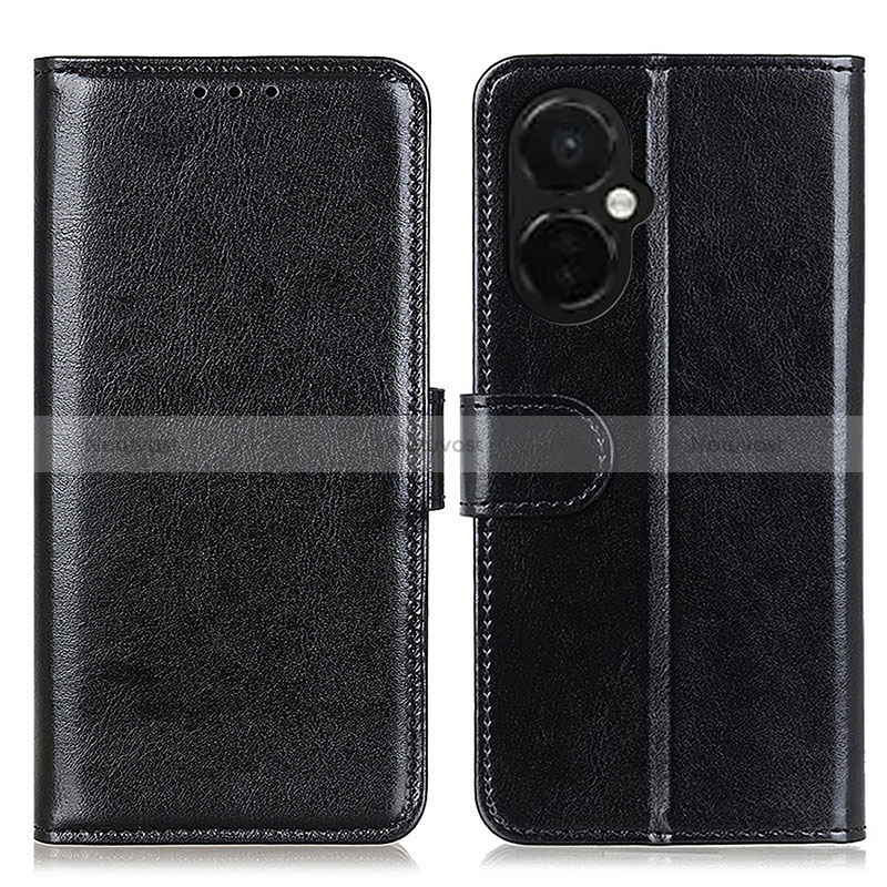 Leather Case Stands Flip Cover Holder M07L for Oppo K11x 5G Black